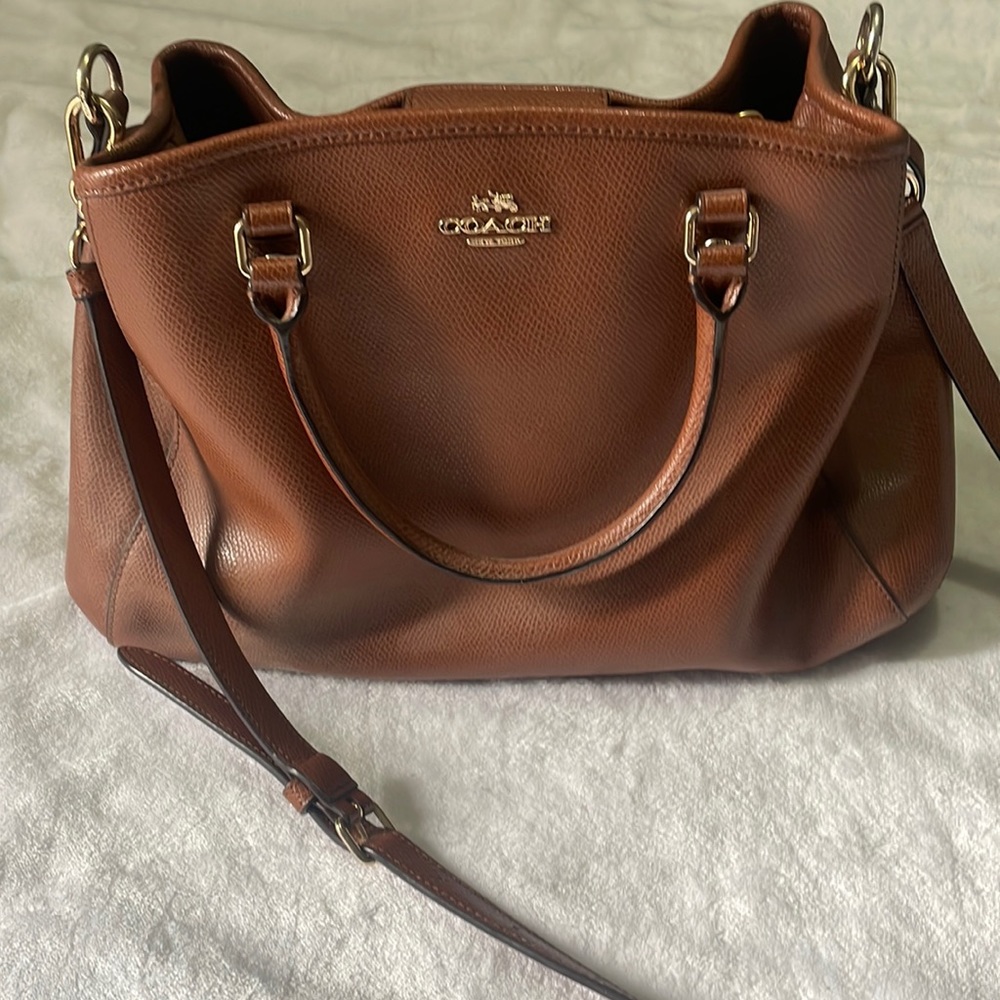 Coach leather brown . Bag